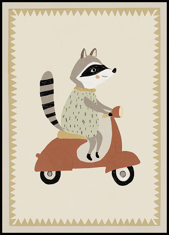 Drivingraccoon (NEW) - Posterbox