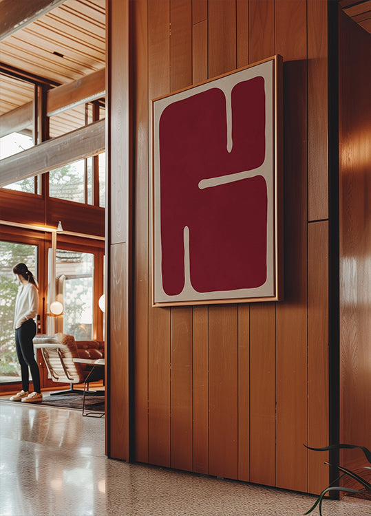 Crimson Contours (NEW) - Posterbox