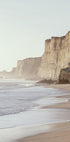 Pastel Coastline with Cliffs Beach (NEW) - Posterbox