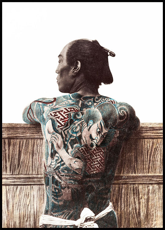 Tattoo By Kusakabe Kimbei Poster - Posterbox.no