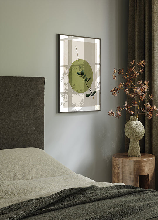 Green Serenity Circle Plakat - Posterbox