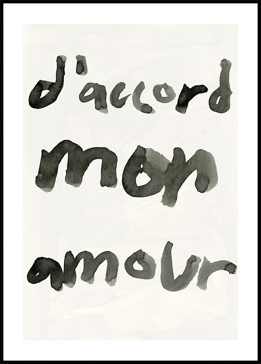 D'accord Mon Amour (NEW)