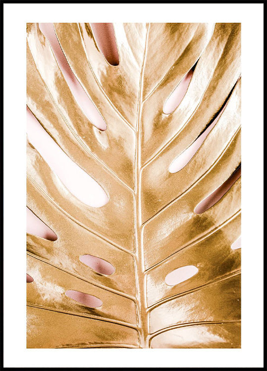 Gold Leaf Texture Poster - Posterbox.no