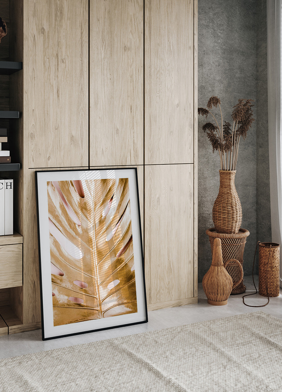 Gold Leaf Texture Poster - Posterbox.no