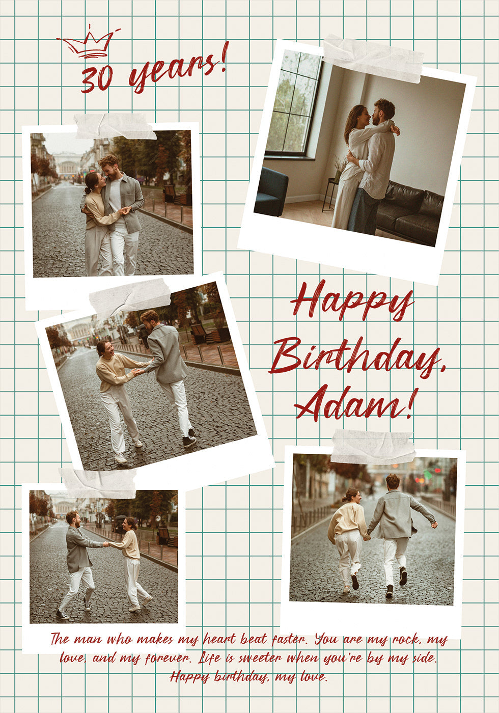 Happy Birthday Personal Poster - Posterbox