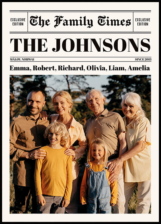 Newspaper Photo Personal - Posterbox