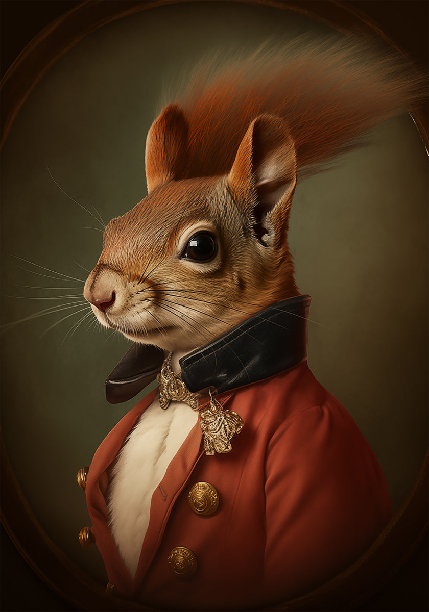 Squirrel Portrait (NEW) - Posterbox