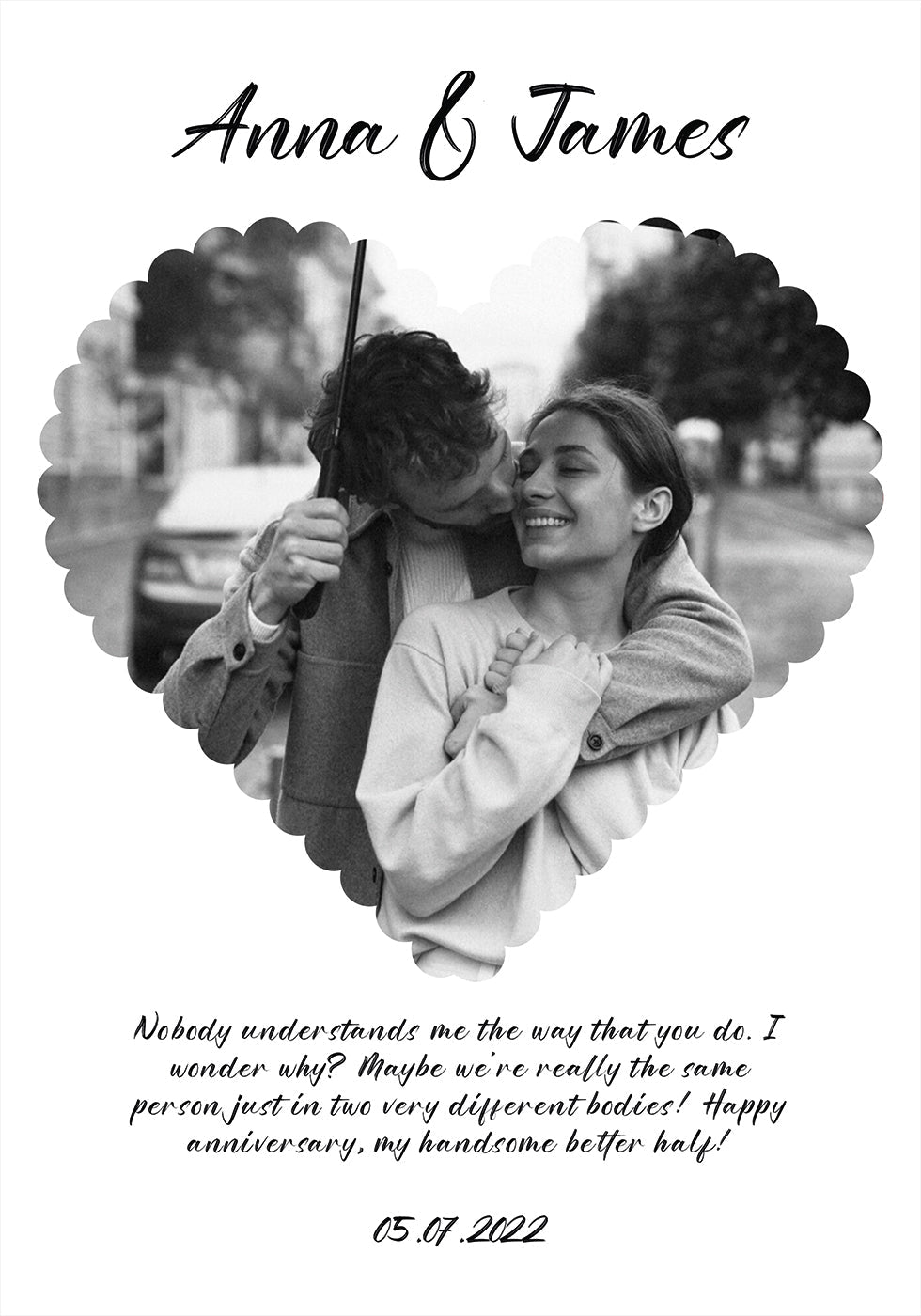 Our Anniversary Personal Poster - Posterbox