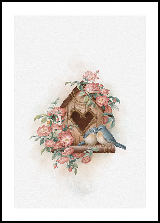 Bird House and Rose (NEW)