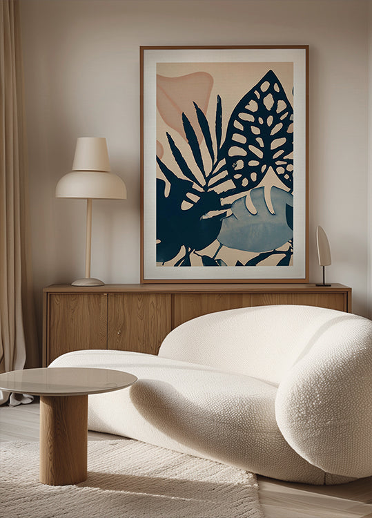 Powder Pink Leaves (NEW) - Posterbox