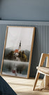A Church On An Island In The Middle Of Lake Bled Poster - Posterbox.dk