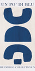 Blue Shapes Art Poster - Posterbox.dk