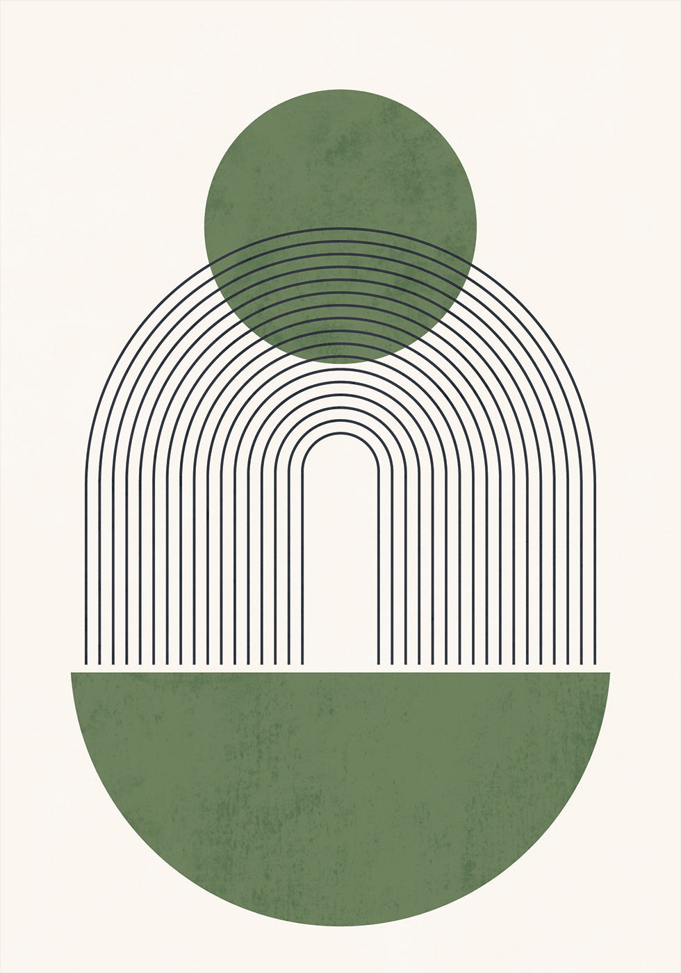 Geometric Harmony Art Poster - Posterbox.dk