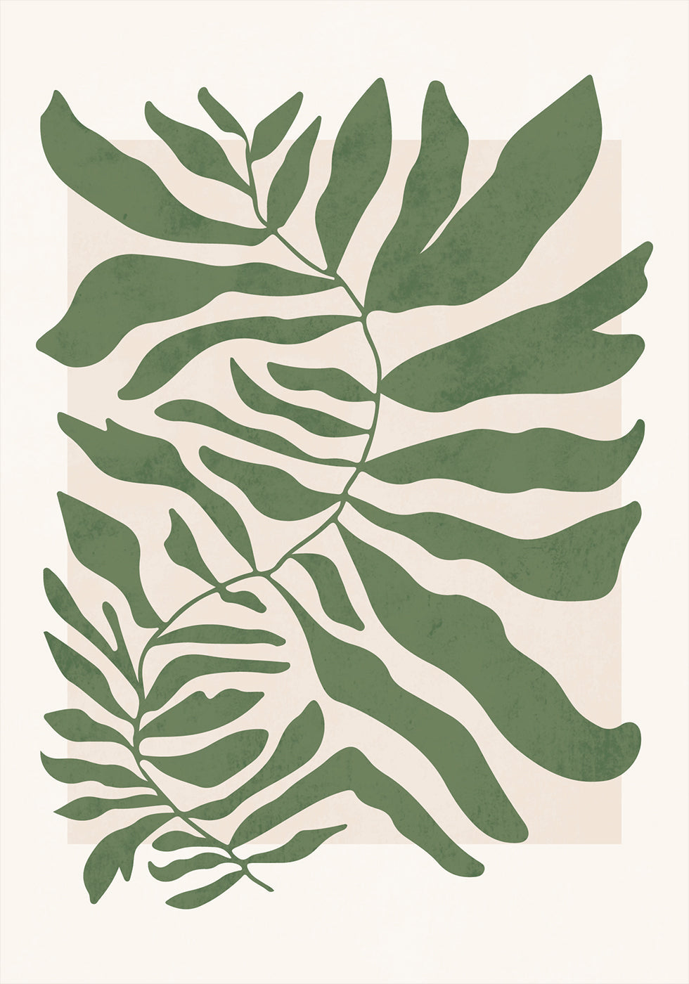 Green Botanical Design Poster - Posterbox.dk