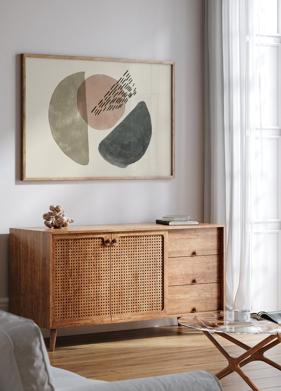 Abstract Shapes and Patterns Poster - Posterbox.dk