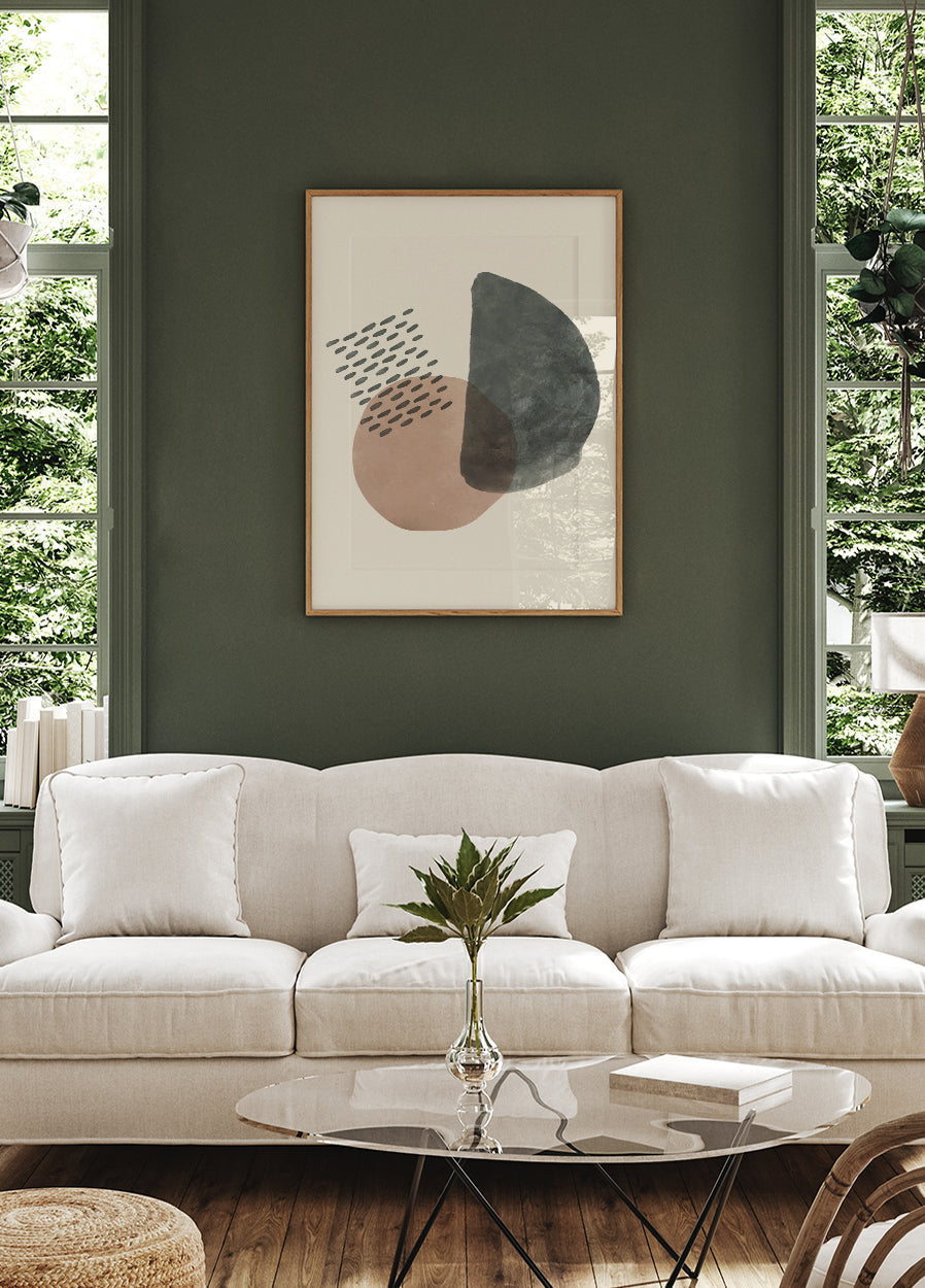 Abstract Shapes and Textures Poster - Posterbox.dk