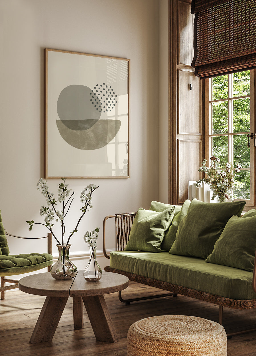 Abstract Shapes and Textures Poster - Posterbox.dk