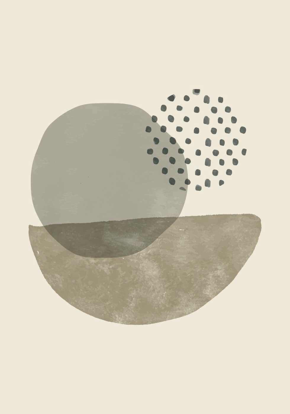 Abstract Shapes and Textures Poster - Posterbox.dk