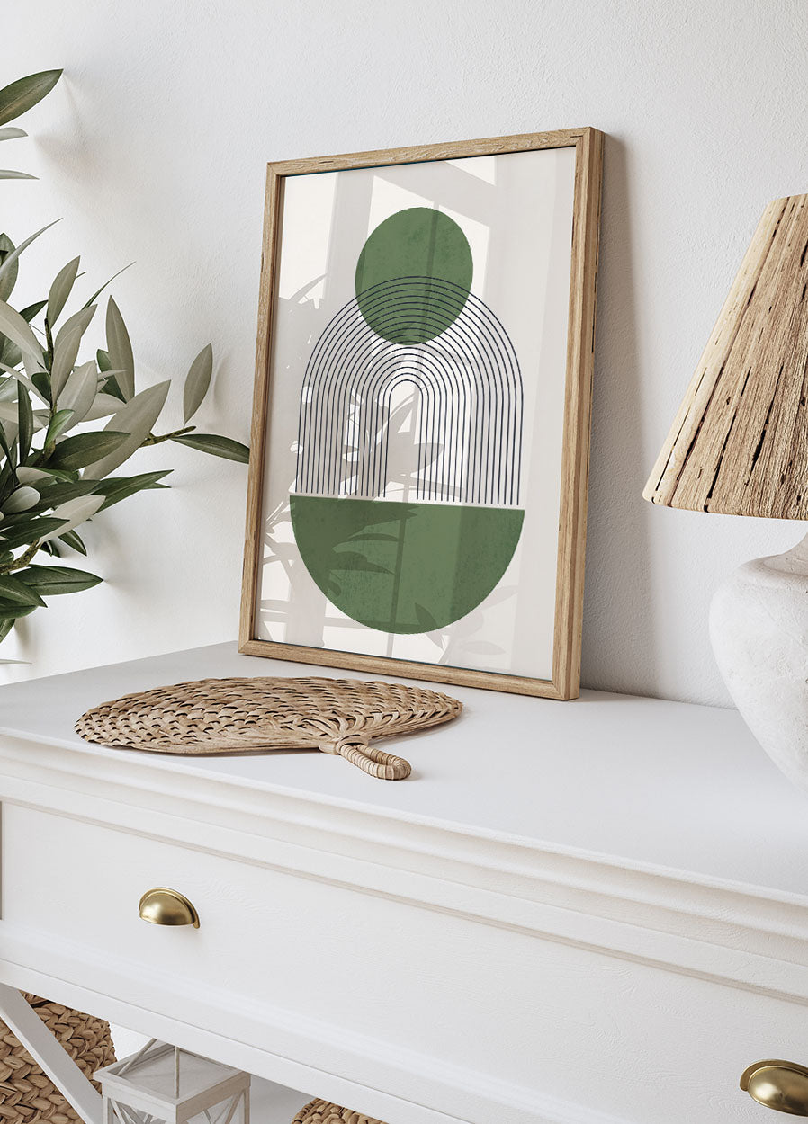 Geometric Harmony Art Poster - Posterbox.dk