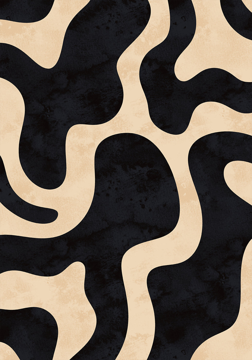 Organic Abstract Shapes Poster