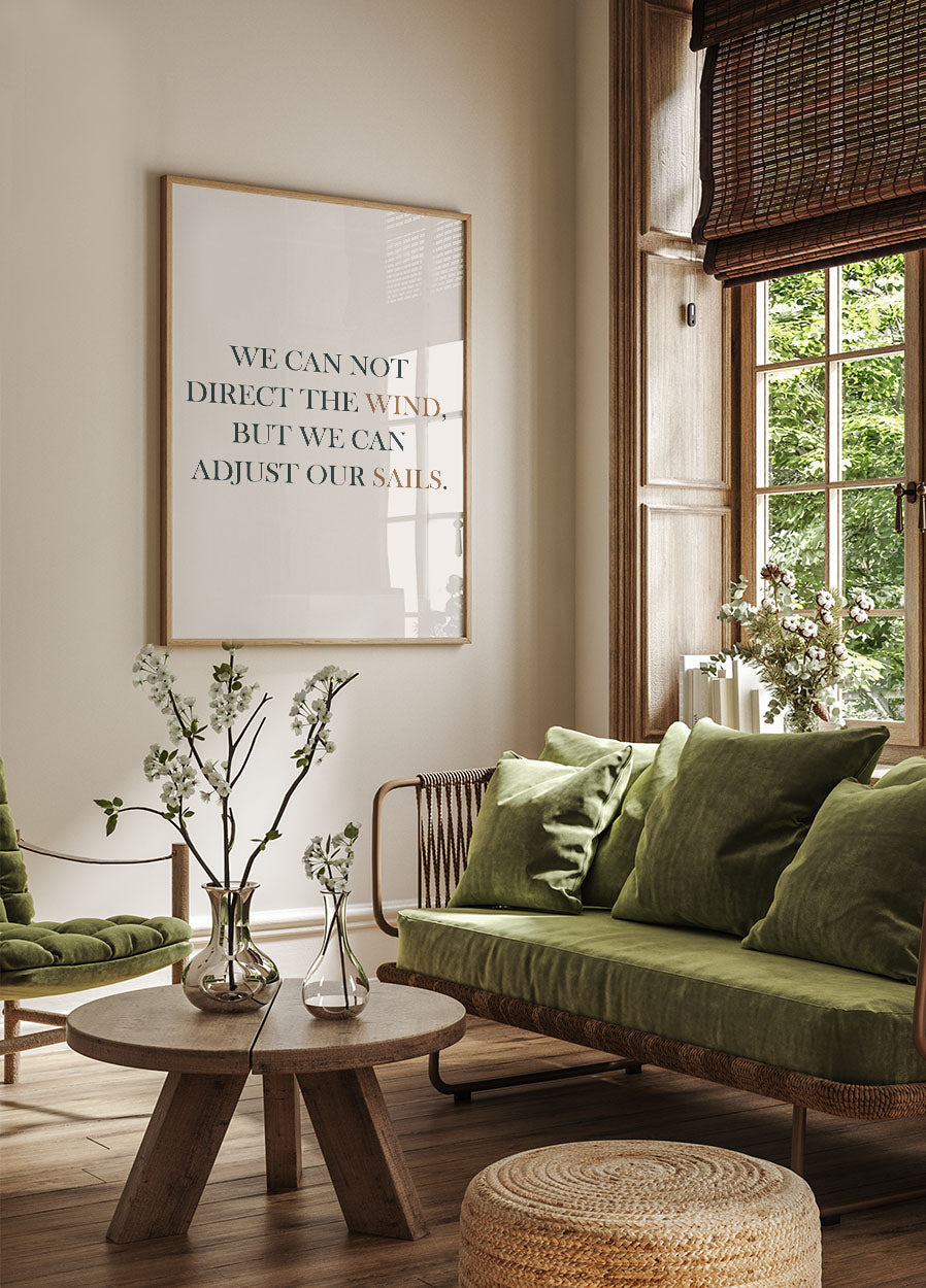 Adjust Our Sails Poster - Posterbox.no