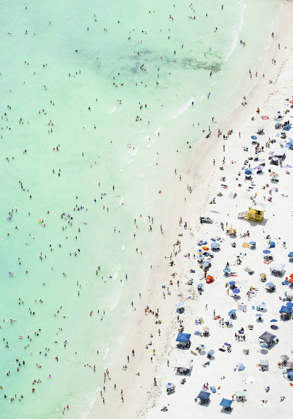 Aerial Beach Print Summer Poster - Posterbox.dk