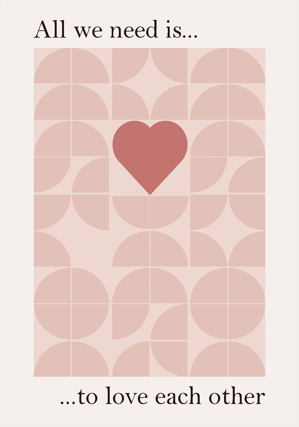 Love and Unity Poster - Posterbox.dk