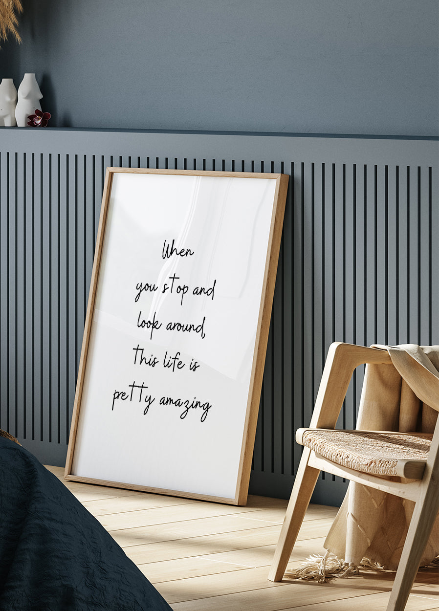 Celebrate the Beauty of Life Poster - Posterbox.dk