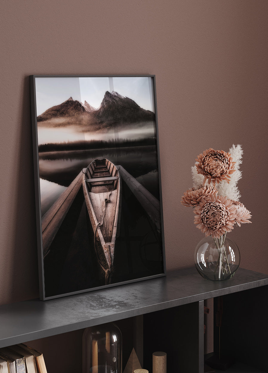 Autumn Lake At Hintersee Poster - Posterbox.dk