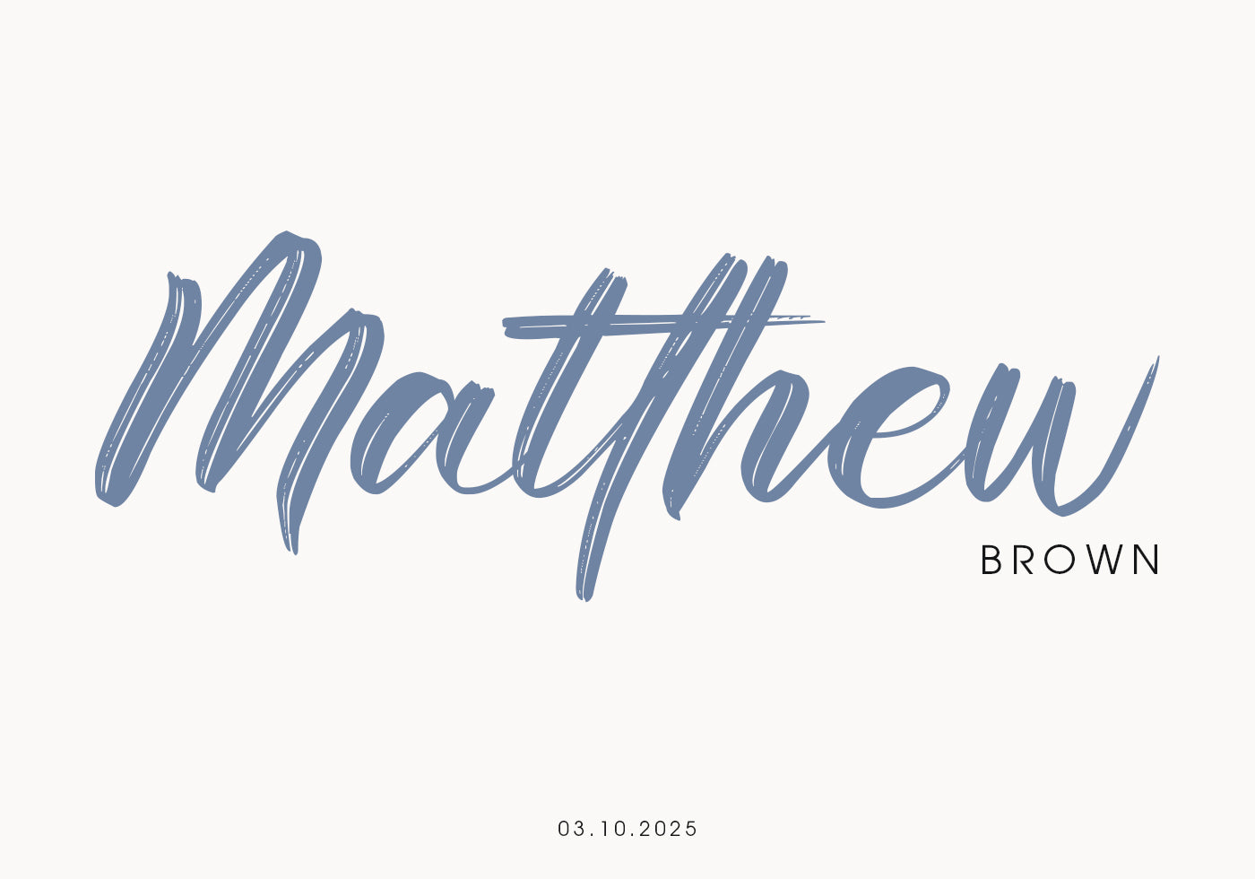 Baby Name Personalized Minimalist Poster