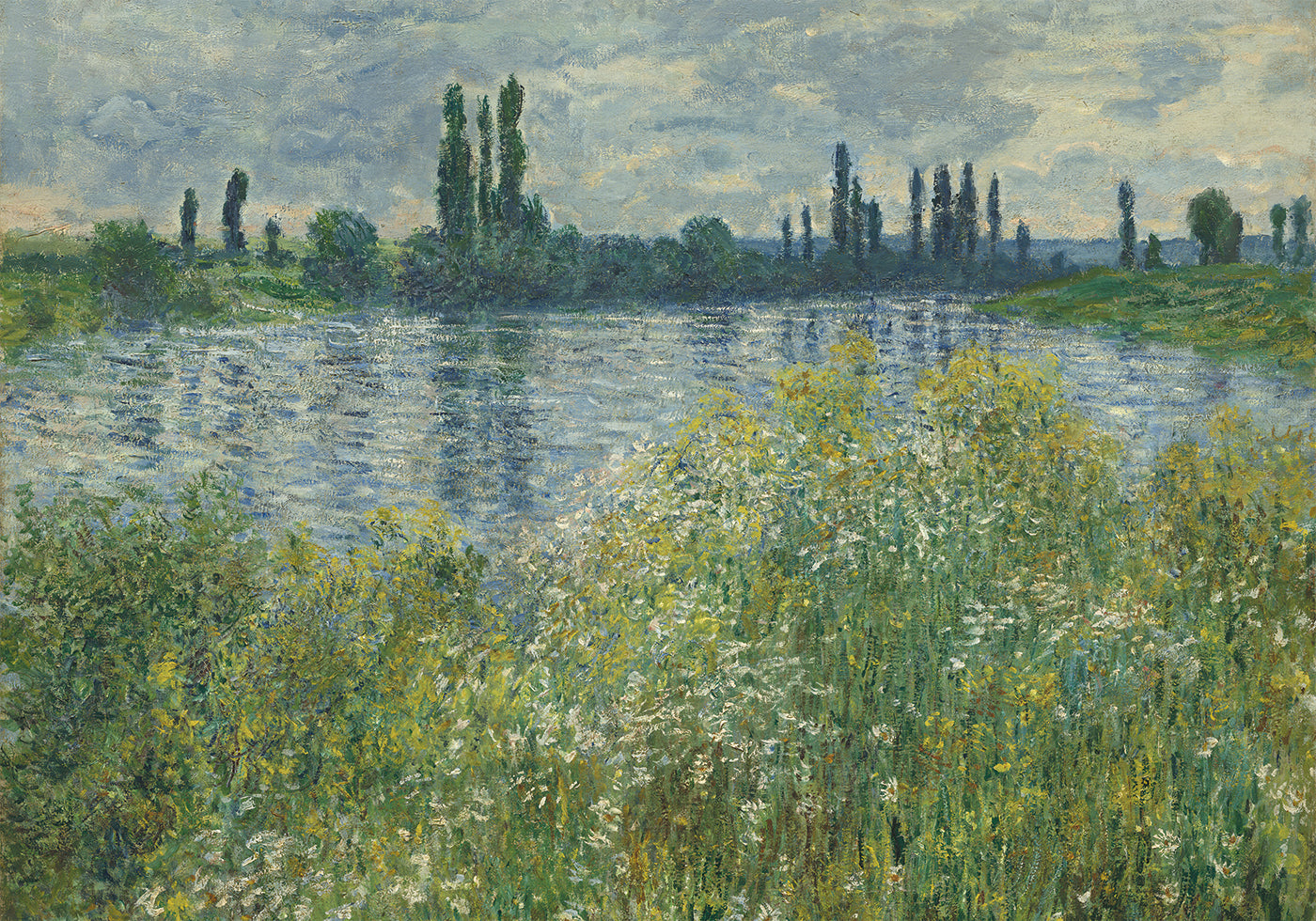 Banks of the Seine By Claude Monet Poster - Posterbox.dk