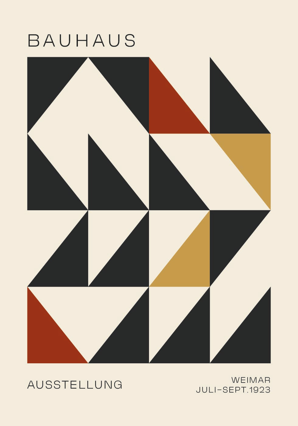 Bauhaus no. 10 Poster - Posterbox.dk