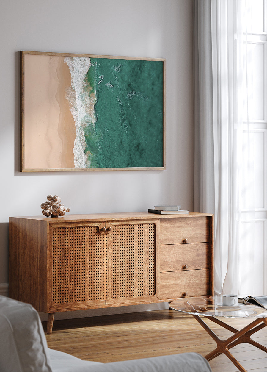 Beach Coastline Poster - Posterbox.dk