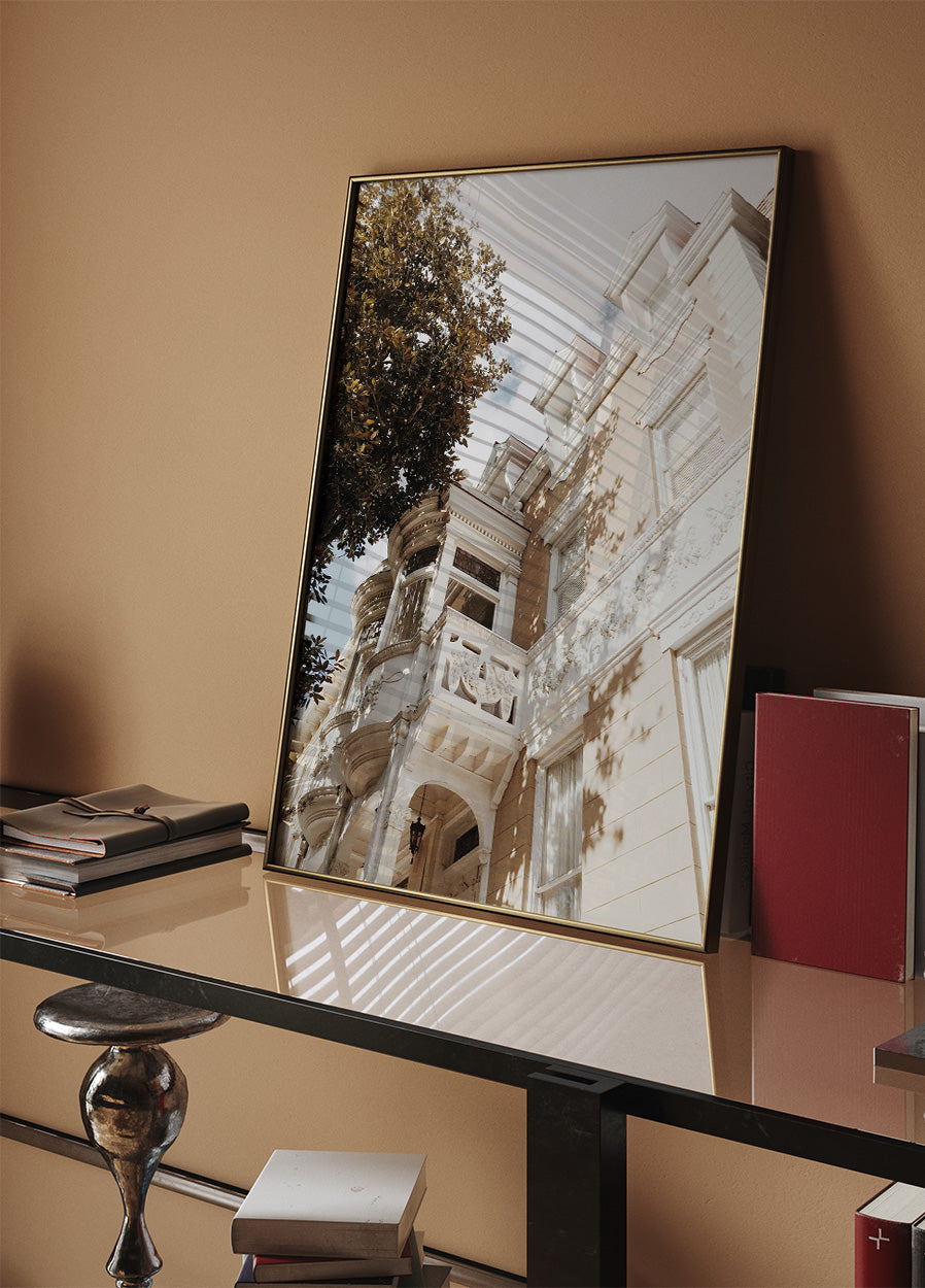 Beautiful Building in Savannah, USA Poster - Posterbox.dk