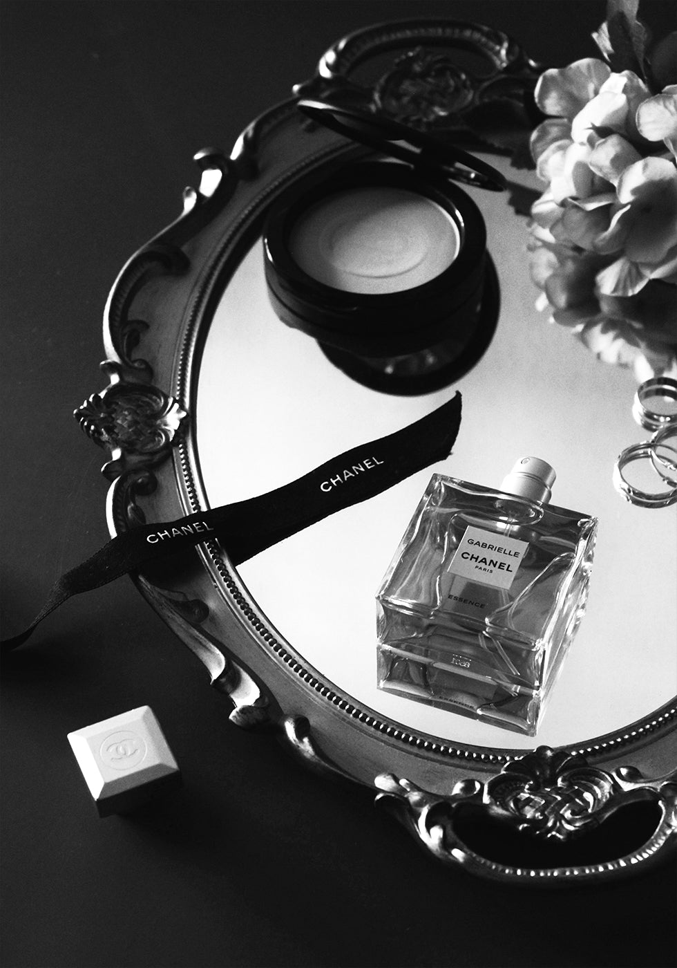 Chanel Perfume Beauty Black & White Poster
