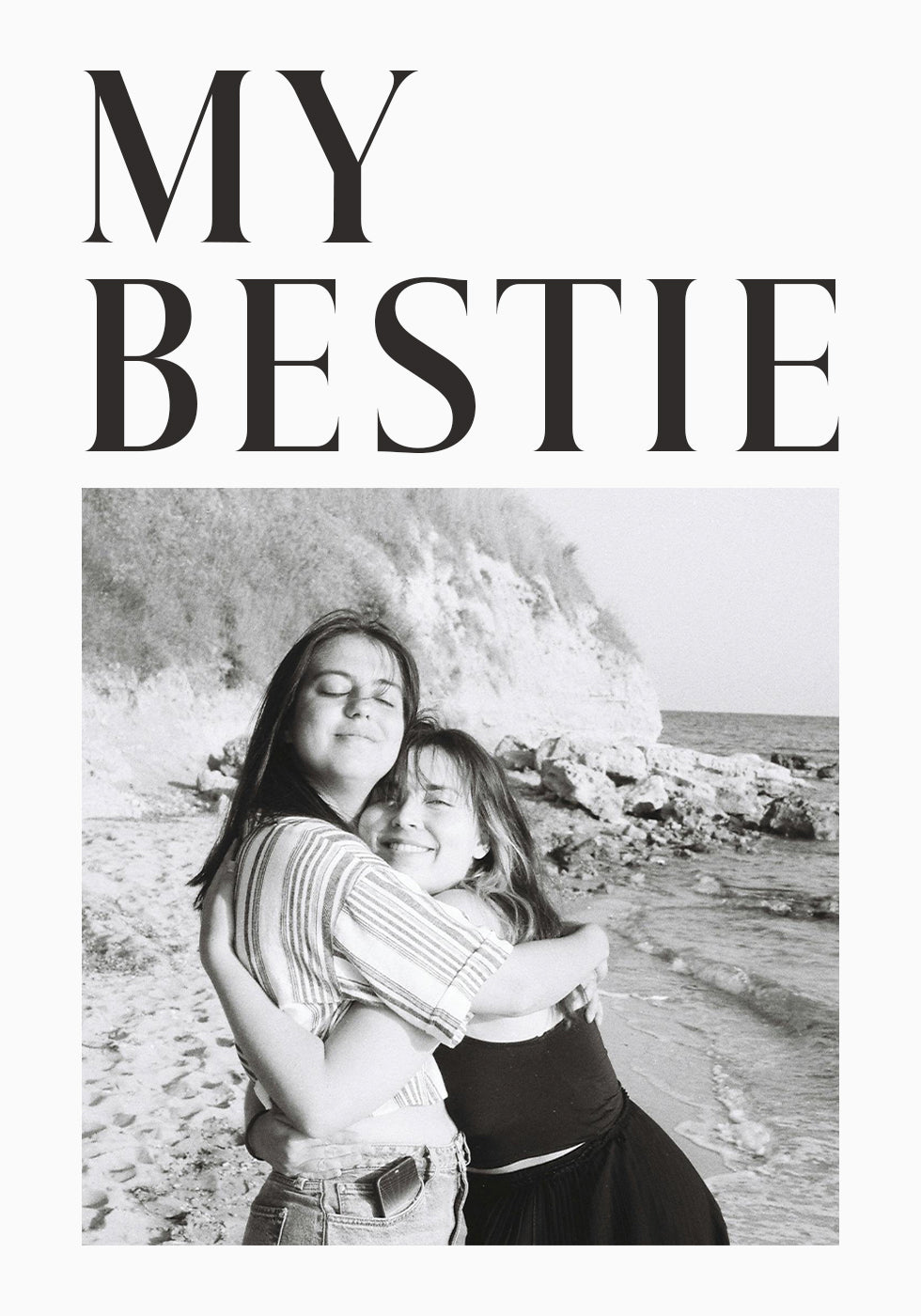 My Best Friend Personalized Photo Poster