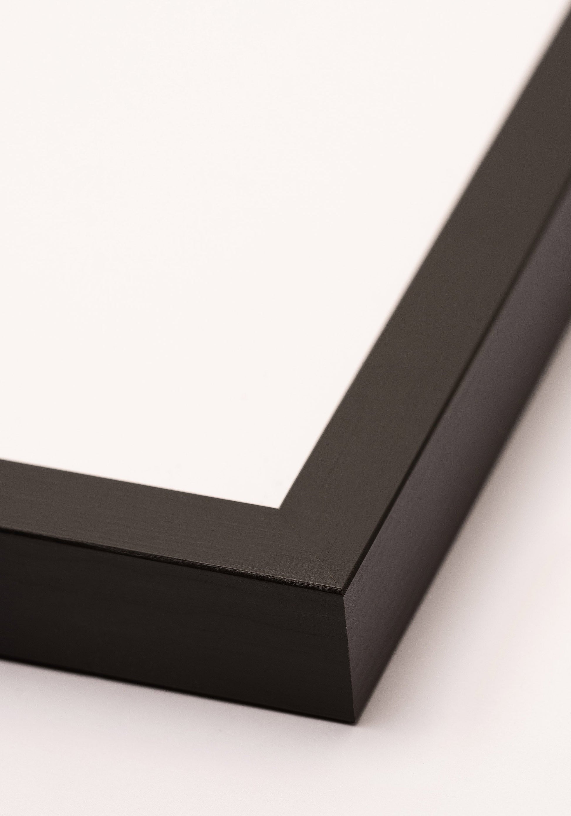 Black wooden frame, square poster