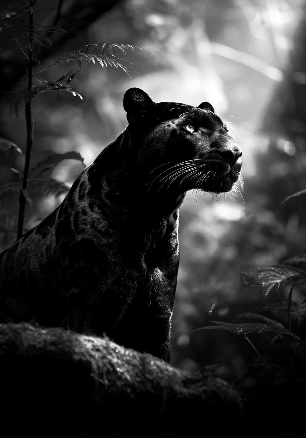 Majestic Black Panther Poster