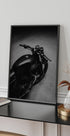 Black Motorcycle Poster - Posterbox.dk