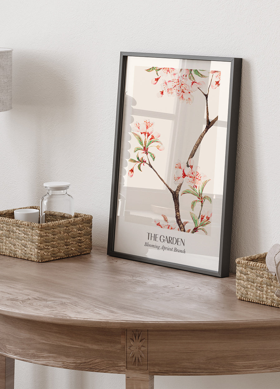Blooming Apricot Branch Poster - Posterbox.dk