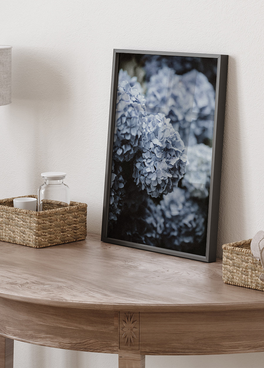 Blue Hydrangea Poster - Posterbox.dk