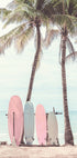 Surfboards Under Palm Trees Poster - Posterbox.dk