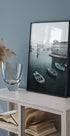 Boats With Views of Puglia Poster - Posterbox.dk