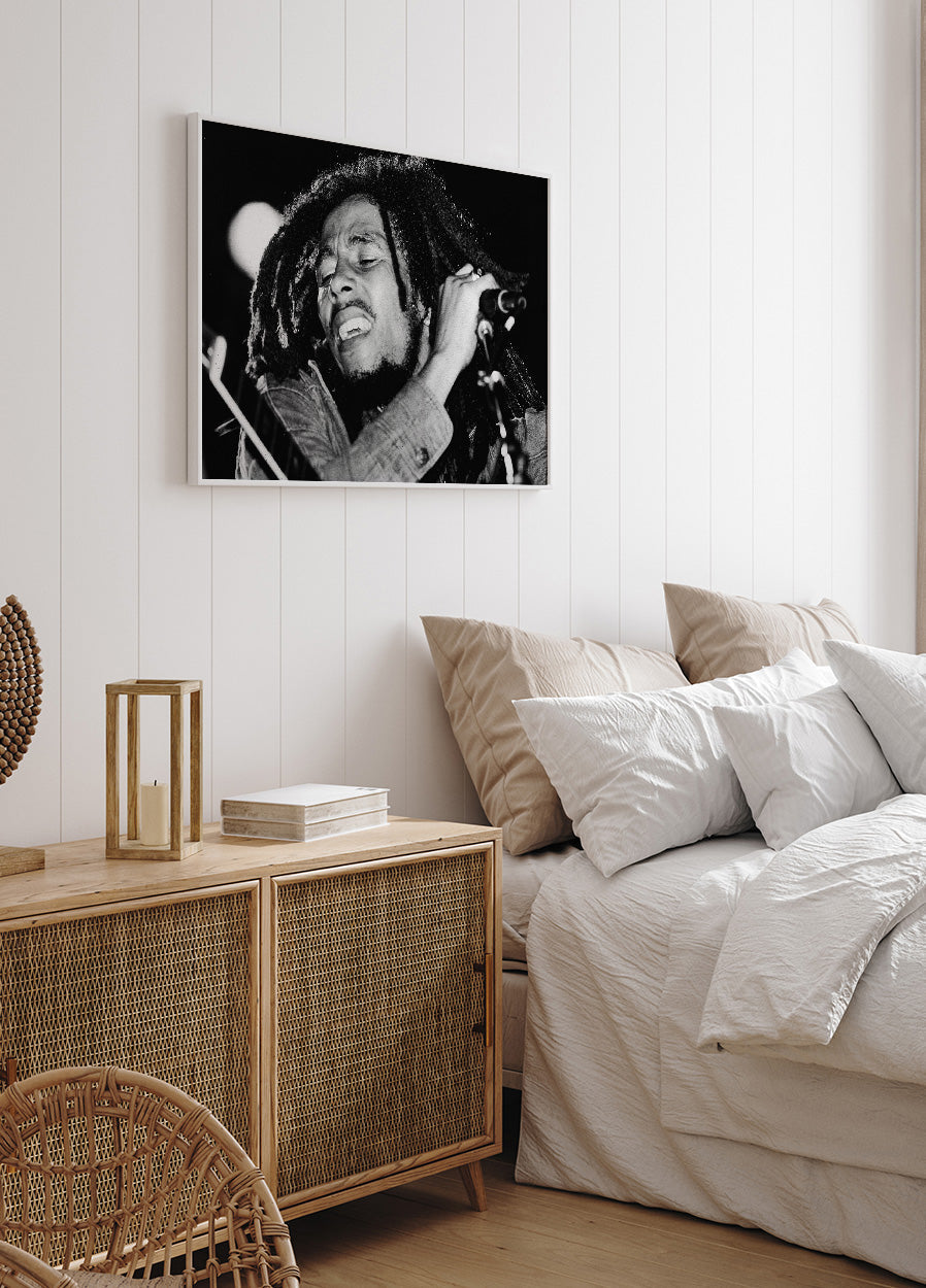 Bob Marley Live Portrait Poster - Posterbox.dk
