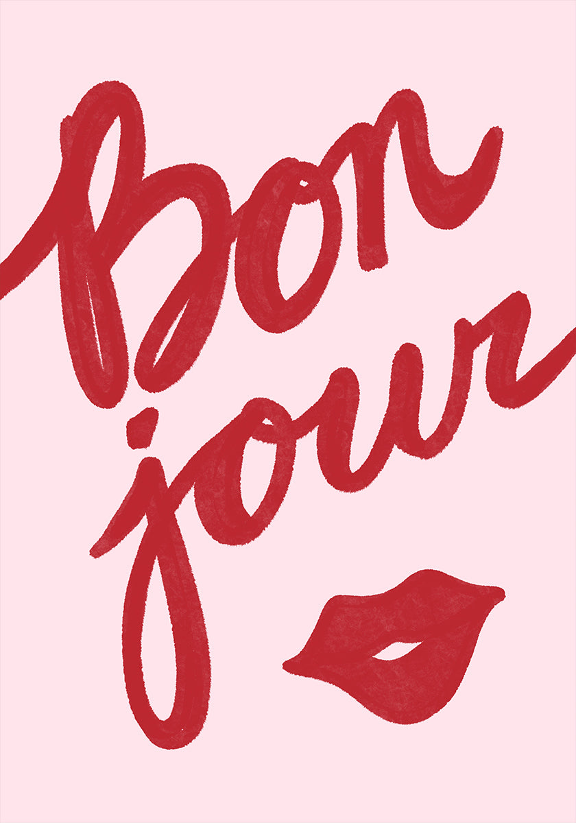 Bonjour Kiss Poster