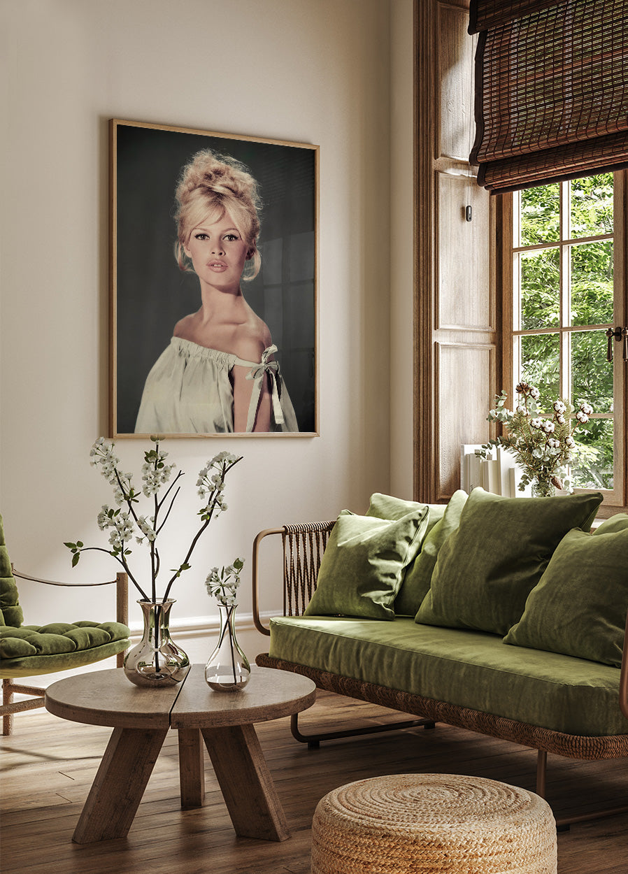 Brigitte Bardot Portrait Poster - Posterbox.dk