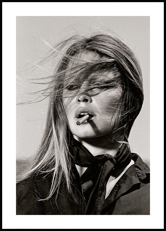 Brigitte Bardot Portrait Poster - Posterbox.dk