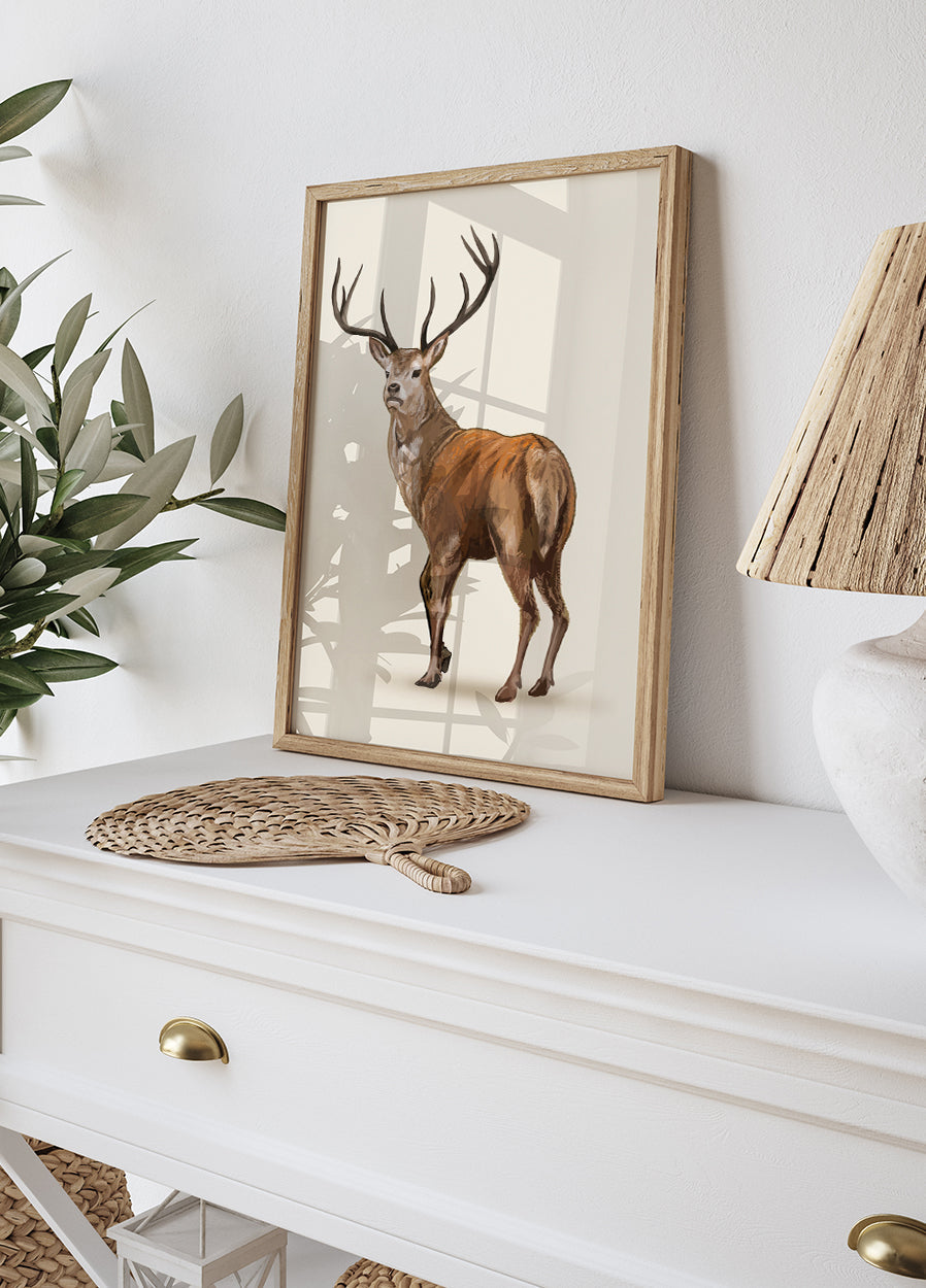 Brown Deer Poster - Posterbox.dk