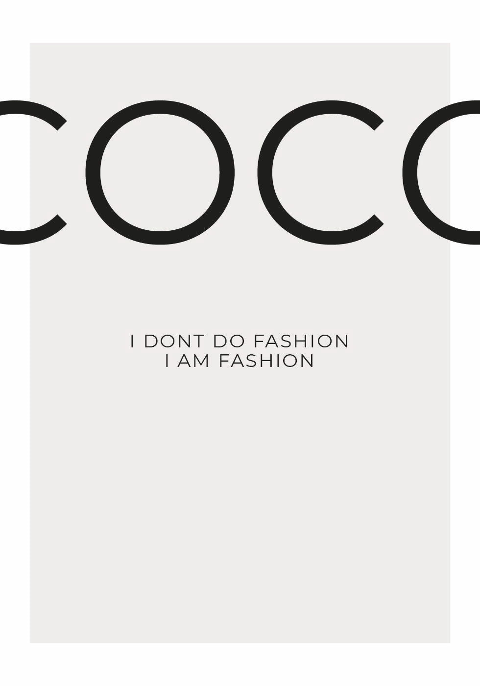 COCO (I DON`T) Poster - Posterbox.dk