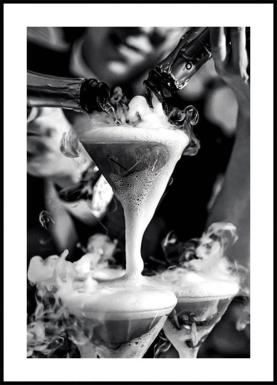 Champagne Fountain Poster - Posterbox.dk